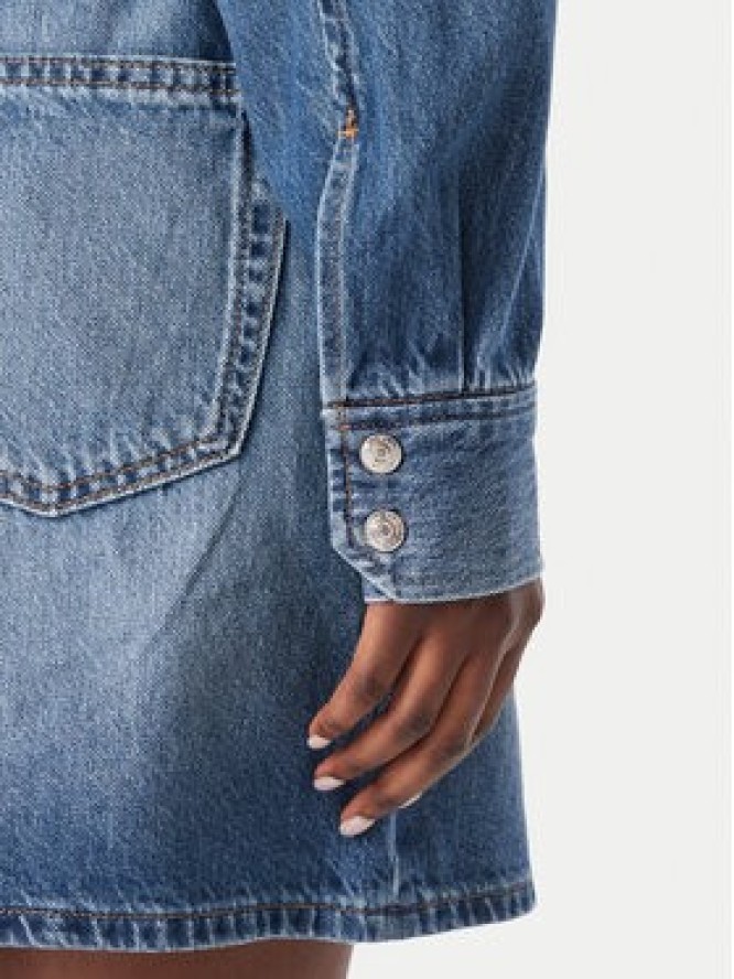Calvin Klein Jeans Sukienka jeansowa LV047H779G Niebieski Regular Fit