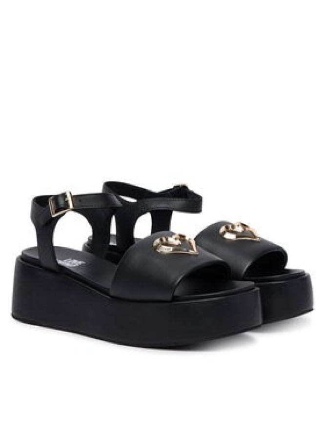 LOVE MOSCHINO Sandały JA16127I0OIA0000 Czarny