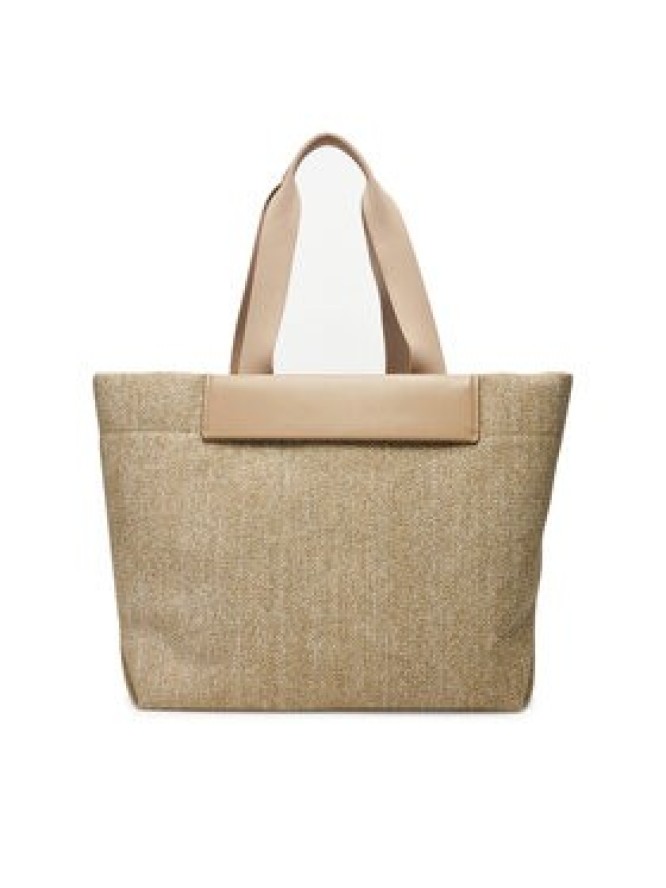 Calvin Klein Torebka Ck Raffia Large Shopper K60K613025 Beżowy