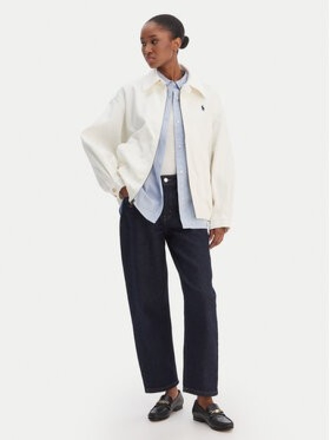 Polo Ralph Lauren Kurtka przejściowa 211A96311001 Écru Oversize