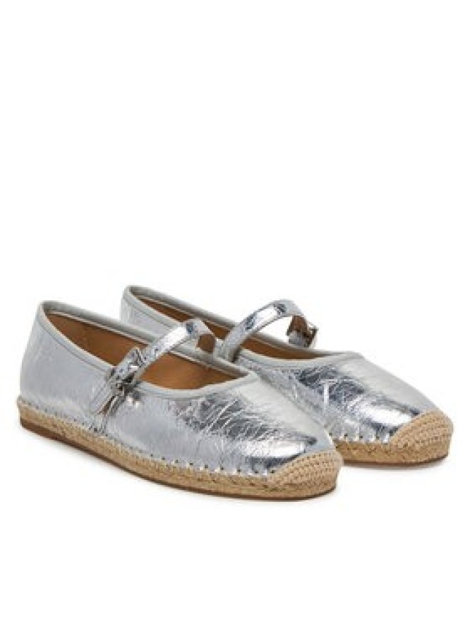 MICHAEL Michael Kors Espadryle Lynn 40S5LYFP2M Srebrny