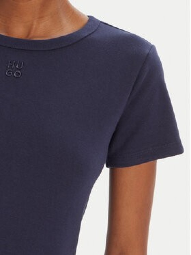 HUGO T-Shirt Deloris 50512002 Granatowy Regular Fit