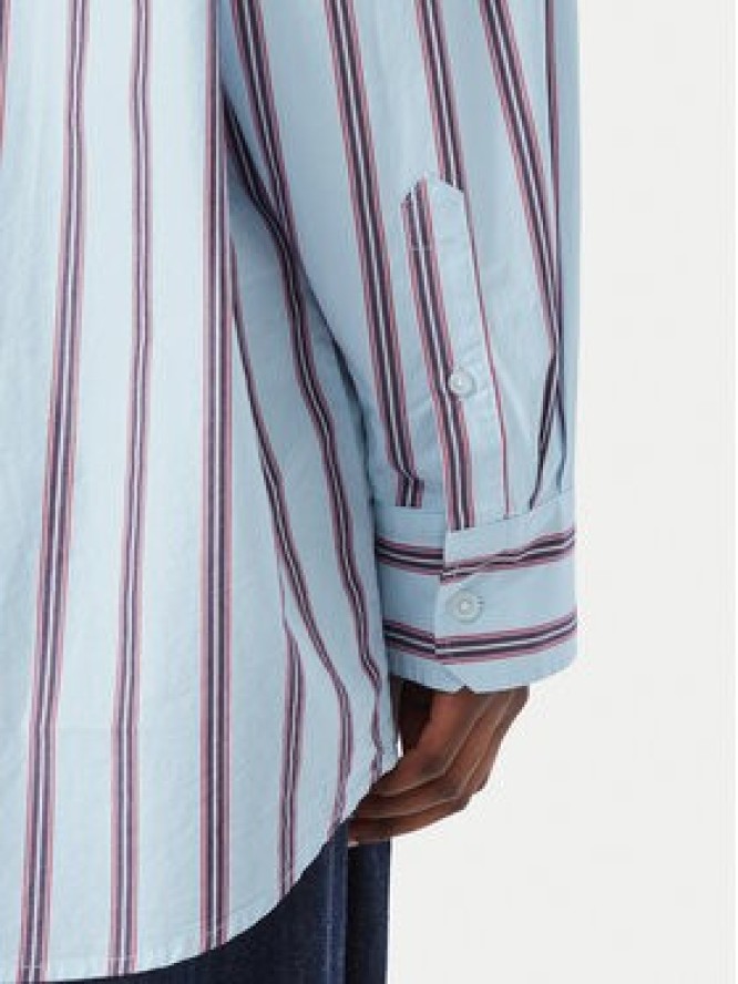 Tommy Jeans Koszula Essential DW0DW23340 Niebieski jasny Oversize