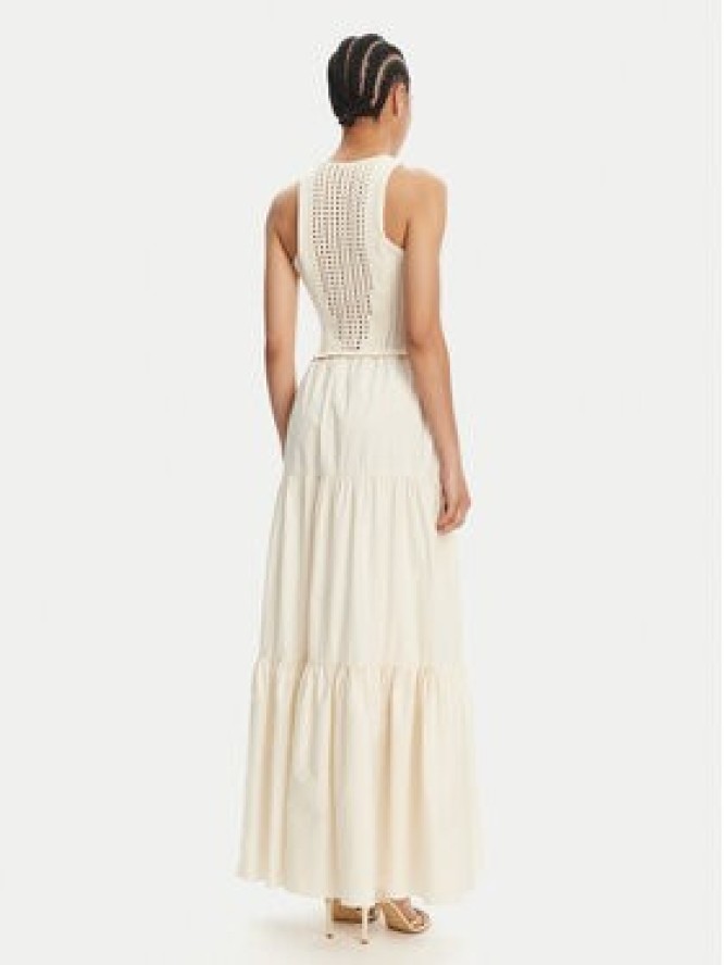 Liu Jo Sukienka letnia WA5386 MA44M Écru Regular Fit