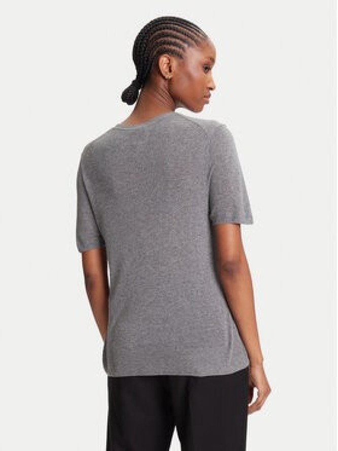 Calvin Klein Sweter LV044A307G Szary Regular Fit