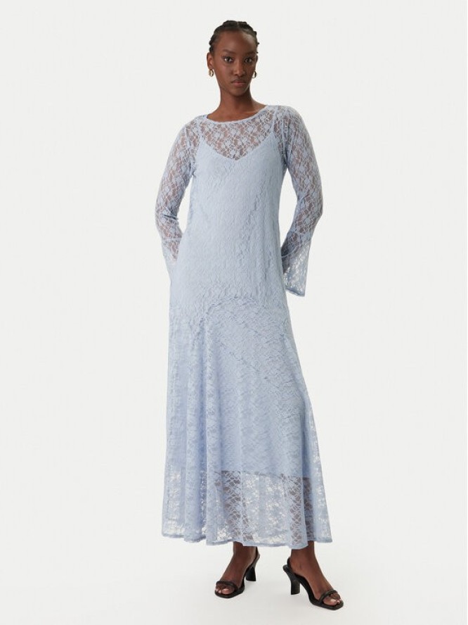 Vero Moda Sukienka letnia Loulou 10346192 Błękitny Loose Fit