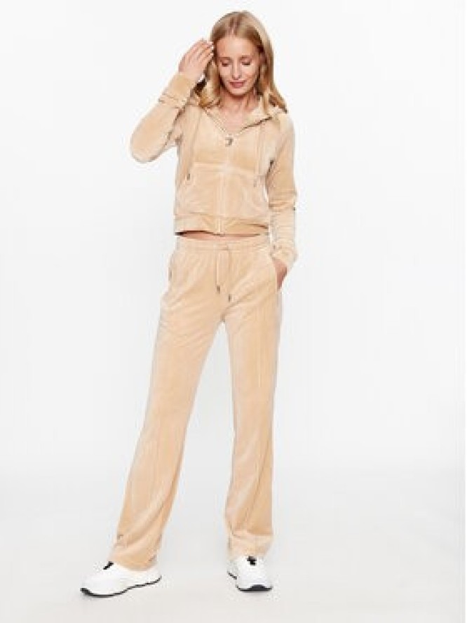 Juicy Couture Bluza Madison JCWA122001483 Beżowy Slim Fit