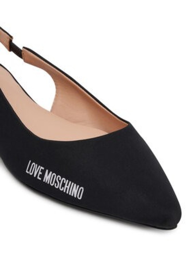 LOVE MOSCHINO Baleriny JA11021G0MIM0000 Czarny