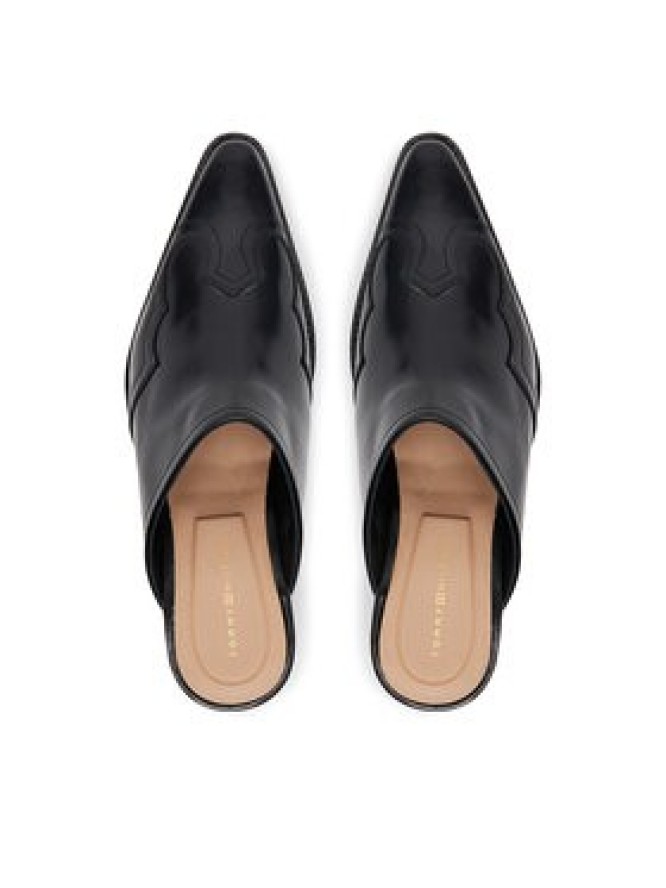 Tommy Hilfiger Klapki Western Abrasivato FW0FW08887 Czarny