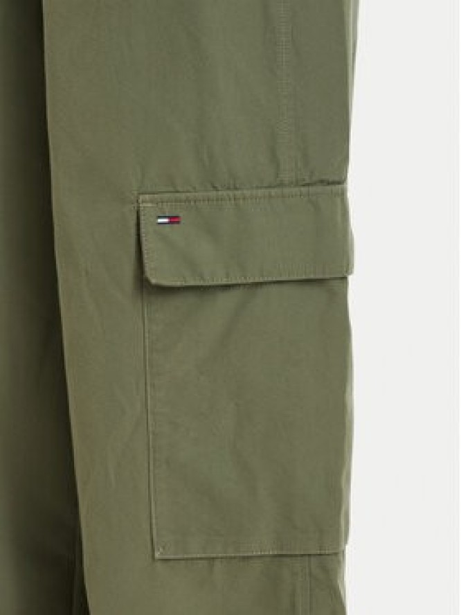 Tommy Jeans Spodnie cargo DW0DW22749 Zielony Wide Leg