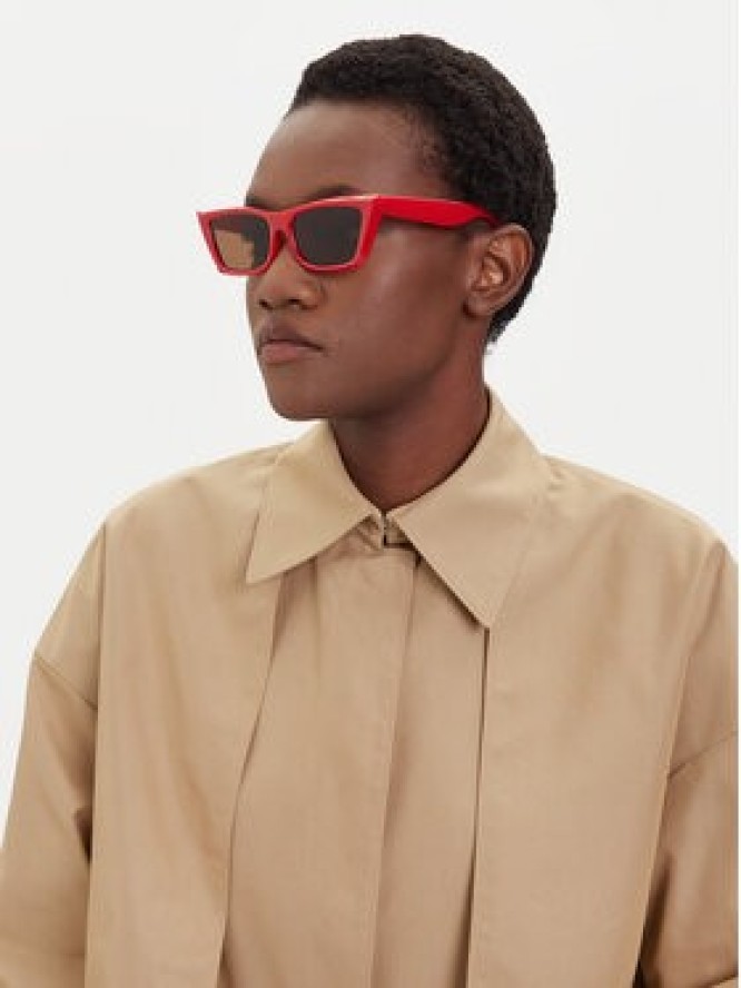 Pieces Okulary przeciwsłoneczne Pctrine Sunglass Box 175942 Czerwony