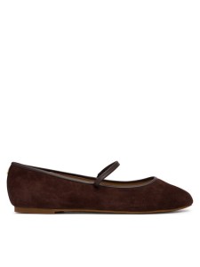LAUREN RALPH LAUREN Baleriny Jayna Mj Fl 802P18425004 Brązowy