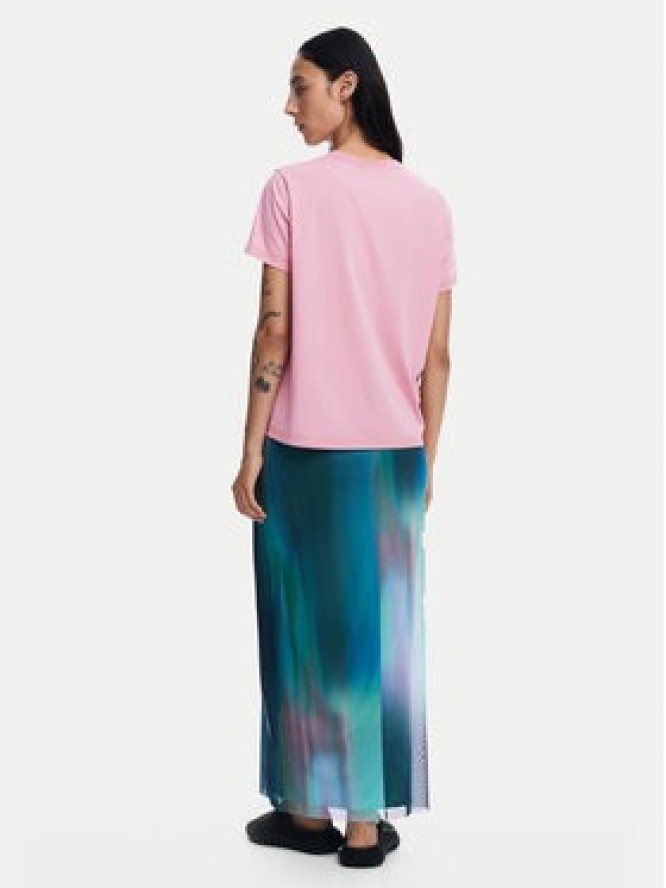 Desigual T-Shirt Brandy 24WWTK24 Różowy Regular Fit