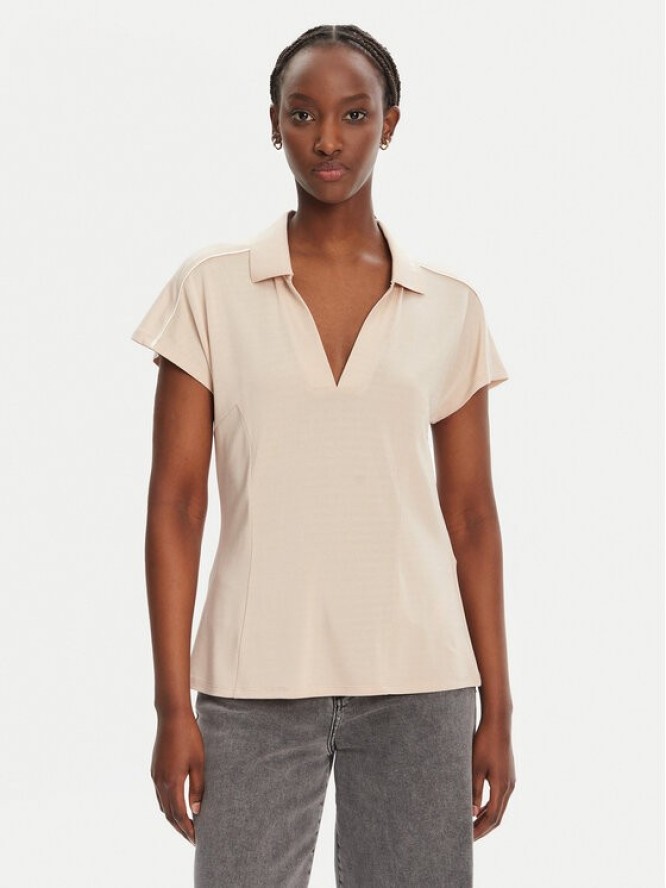 Liu Jo Sport T-Shirt TA5183 J4883 Beżowy Regular Fit