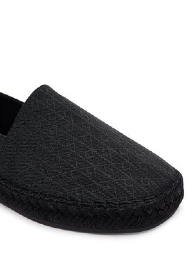 Calvin Klein Espadryle All Over CK HW0HW02933 Czarny