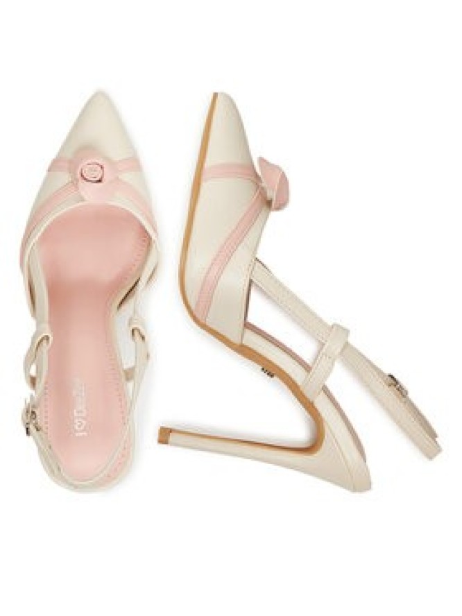 DeeZee Szpilki HT92831-166 Écru