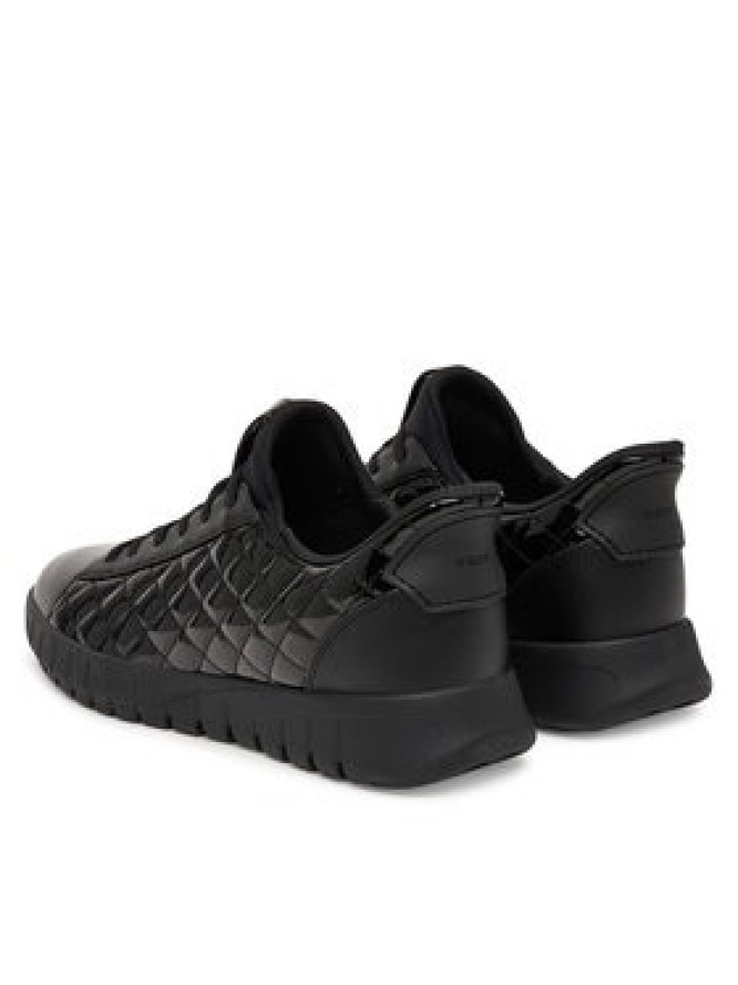 Geox Sneakersy D Flextride Plus D667SB 254 C9999 Czarny