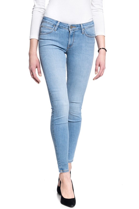 SPODNIE DAMSKIE LEE SCARLETT SKINNY LIGHT FLORIN L526MOHR 112111767