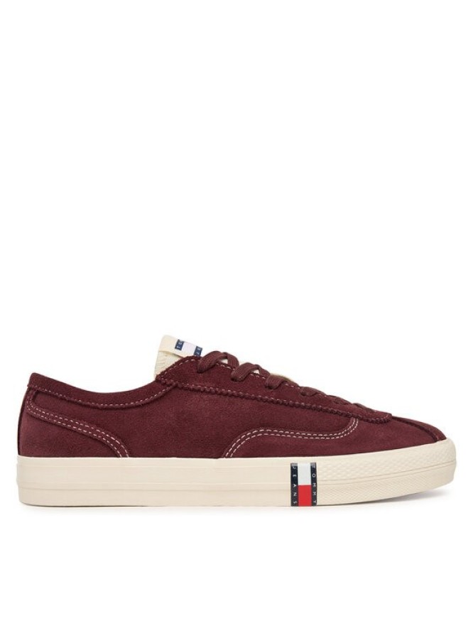 Tommy Jeans Sneakersy Archive Y2K EN0EN03135 Bordowy
