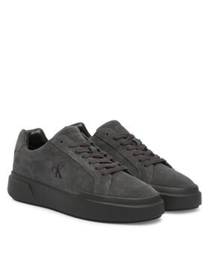 Calvin Klein Sneakersy Chunky Cupsole Lace Up Su Ml YW0YW01949 Szary