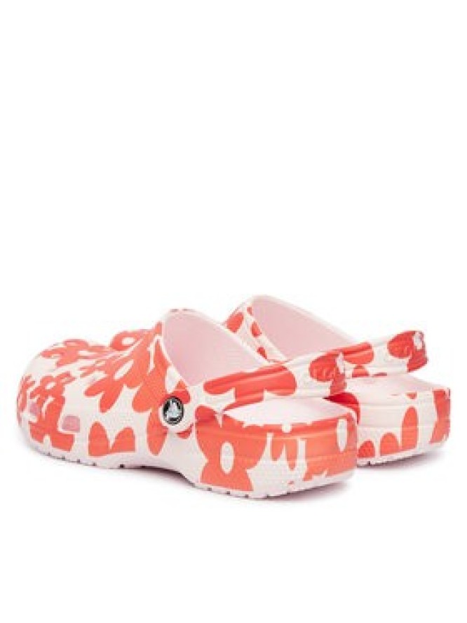 Crocs Klapki Classic Pop Petals Clog 214090 Różowy