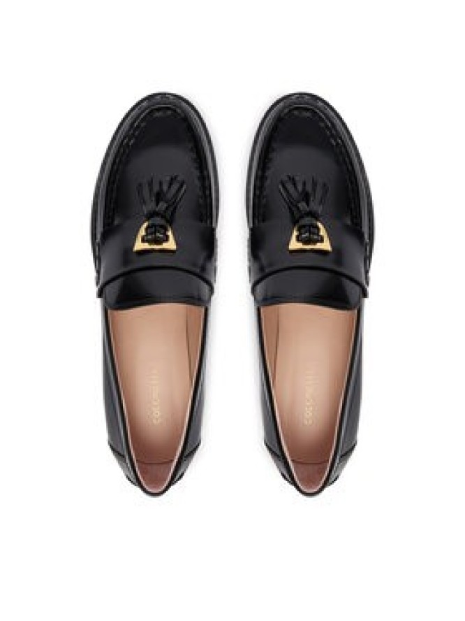 Coccinelle Loafersy E4 PF2 16 04 01 001 Czarny