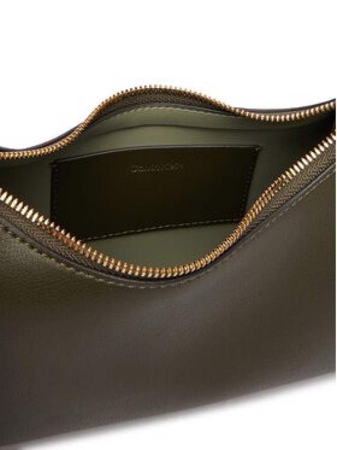 Calvin Klein Torebka Foil Logo Small Shoulder Bag LV04F3890G Zielony ciemny