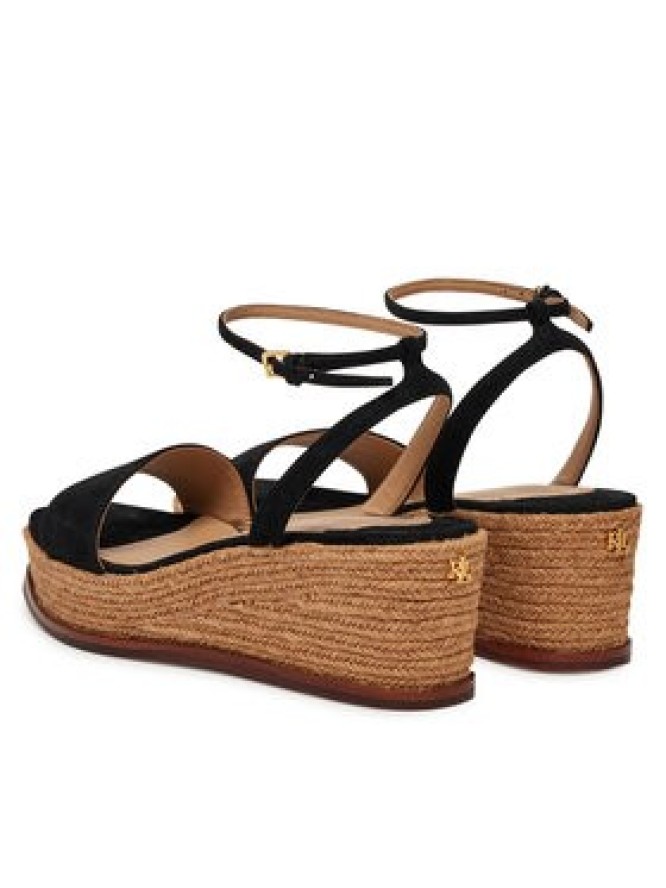 LAUREN RALPH LAUREN Espadryle Leona 802920421001 Czarny