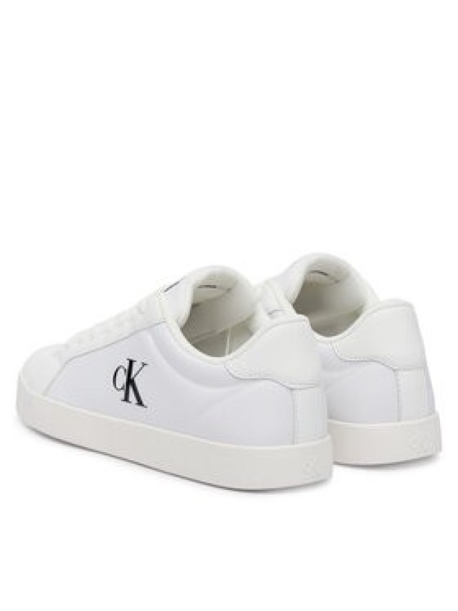 Calvin Klein Sneakersy 3 Cupsole Laceup Pu Mg YW0YW01781 Biały