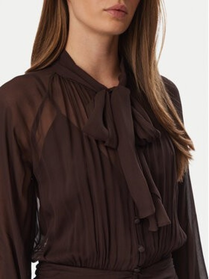 Marella Sukienka koktajlowa Garza 2623226101 Brązowy Regular Fit