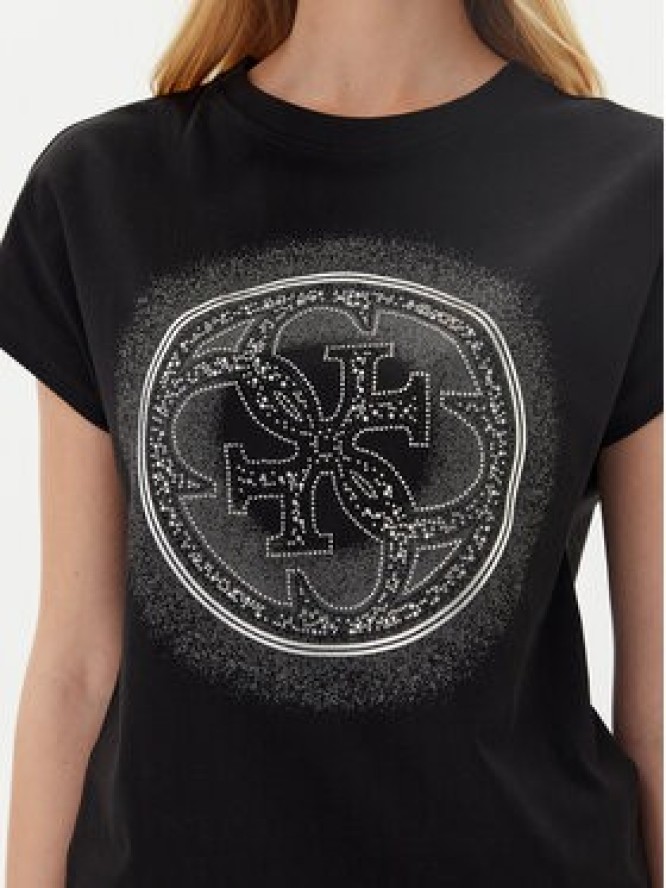 Guess T-Shirt W5YI14 I3Z14 Czarny Regular Fit