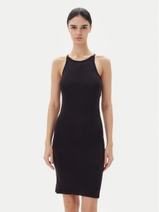 Pieces Sukienka codzienna Jane 17155478 Czarny Slim Fit