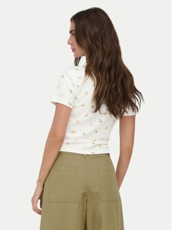 ONLY T-Shirt Fenja 15347986 Biały Slim Fit