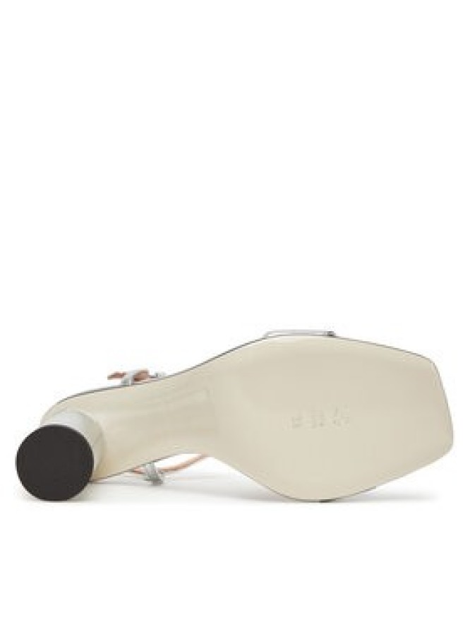 Pollini Sandały SA16328C0MTH0902 Srebrny