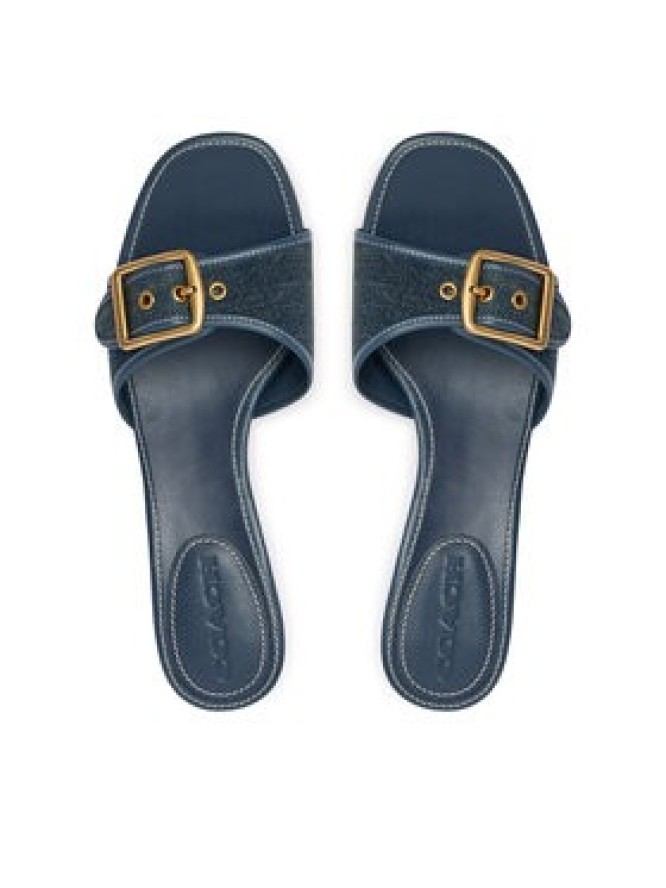 Coach Klapki CDE74 Z0L Granatowy