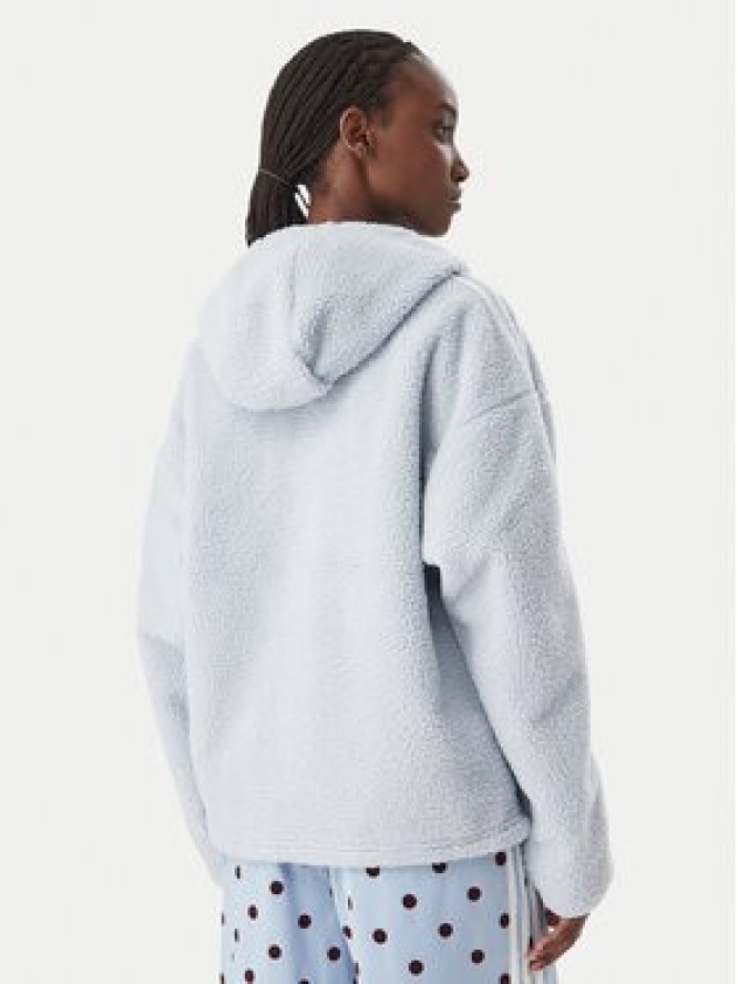 adidas Bluza Adiluna Season 2 X Jennie Fleece Hoodie Jacket LD8925 Niebieski jasny Regular Fit