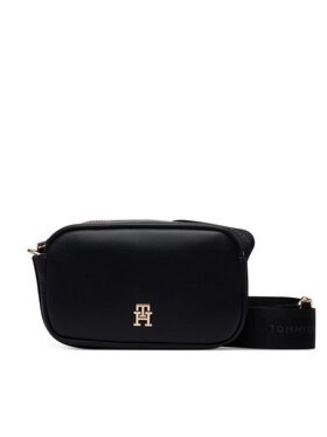 Tommy Hilfiger Torebka Th Logotape Camera Bag AW0AW18741 Czarny
