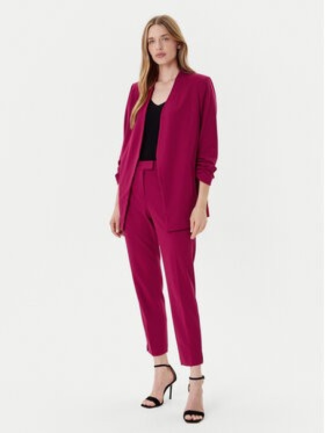 DKNY Marynarka P9RCAAWI Bordowy Regular Fit