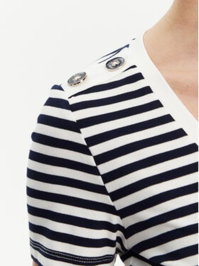 Morgan T-Shirt 241-DINA Granatowy Regular Fit