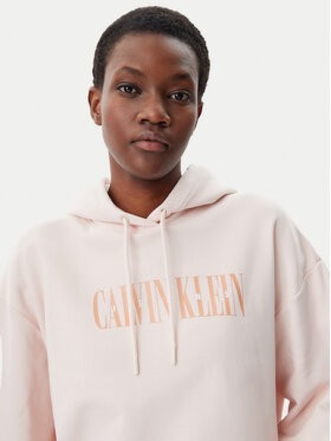 Calvin Klein Jeans Bluza Varsity J20J225579 Różowy Regular Fit