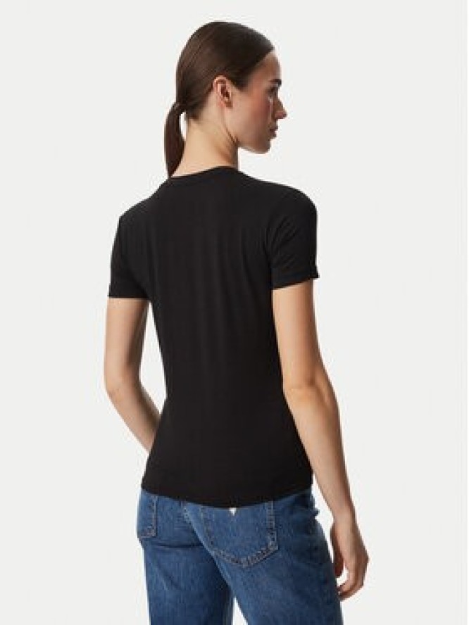 Guess T-Shirt W6YI12 K3751 Czarny Regular Fit