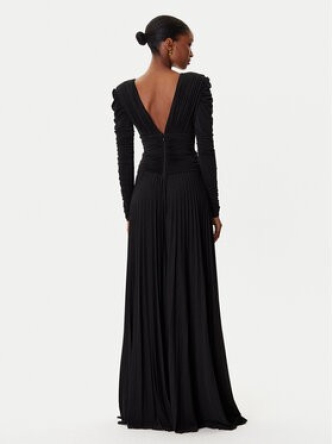 Elisabetta Franchi Sukienka wieczorowa AB-R40-57E2-V850 Czarny Regular Fit