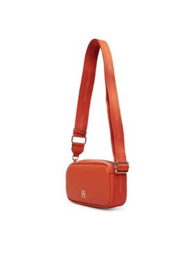 Tommy Hilfiger Torebka Th Logotape Camera Bag AW0AW18741 Pomarańczowy