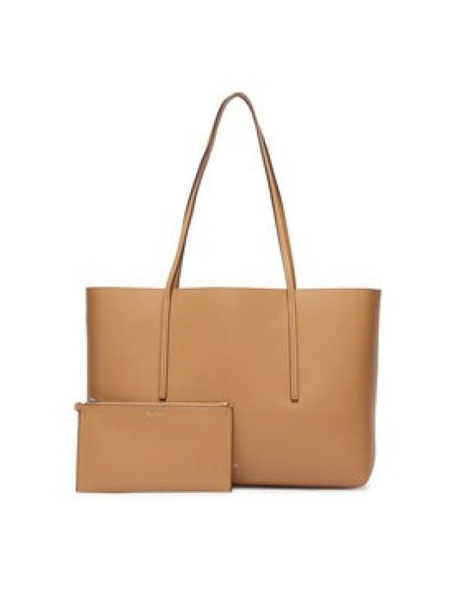Calvin Klein Torebka Foil Logo Tote LV04F3274G Beżowy