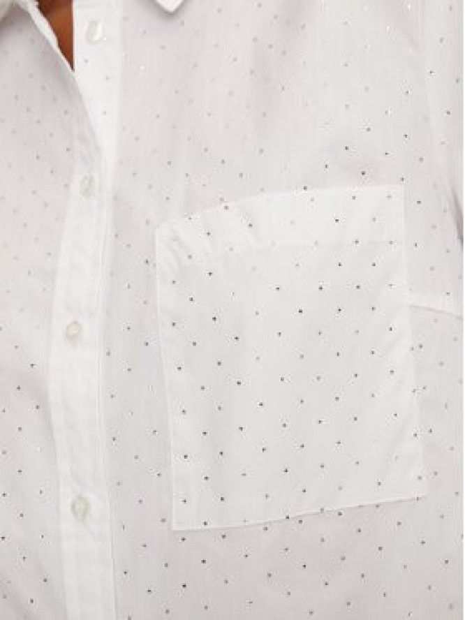 OUI Koszula 89529 1340707 Biały Regular Fit