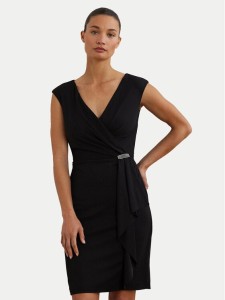 LAUREN RALPH LAUREN Sukienka koktajlowa 253906356002 Czarny Regular Fit