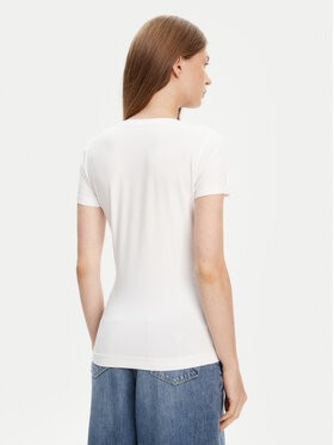 Guess T-Shirt W5YI08 J1314 Biały Regular Fit