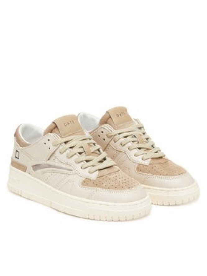D.A.T.E. Sneakersy Torneo Shiny W431-TO-SH Écru