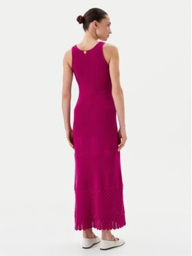 TWINSET Sukienka letnia 251LB3EBB Różowy Regular Fit