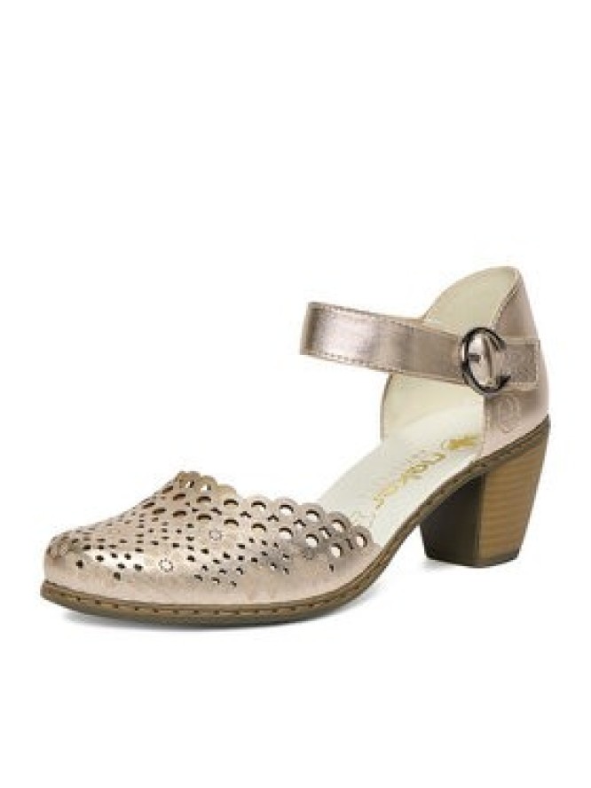 Rieker Półbuty CEO-40902-90 Złoty